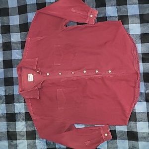 Vintage.  SOHO Campagnie. Streetwise Clothing. Thick Corduroy button up size XL